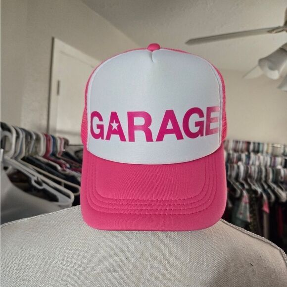 Garage pink and white snapback hat new! - Picture 2 of 5